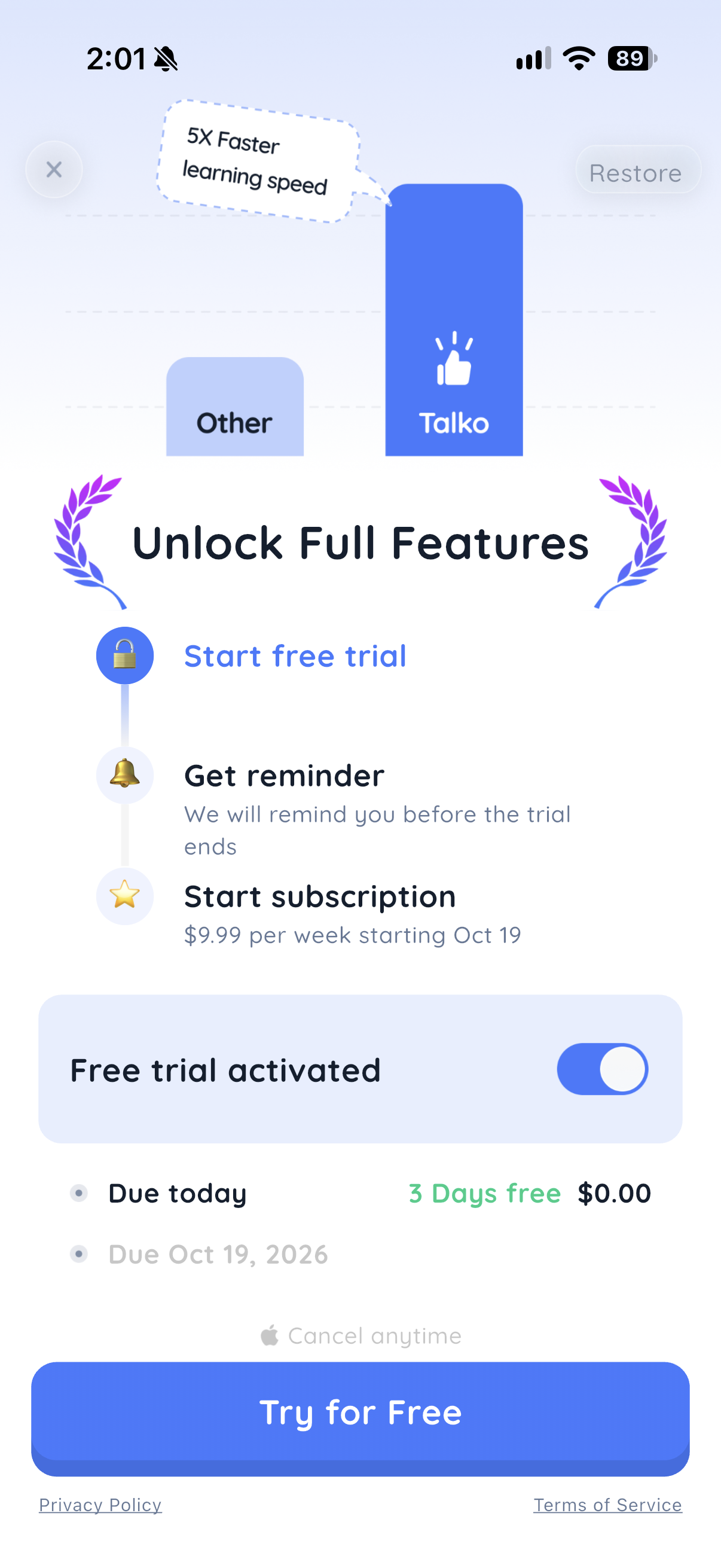 Talko: Learn English with AI