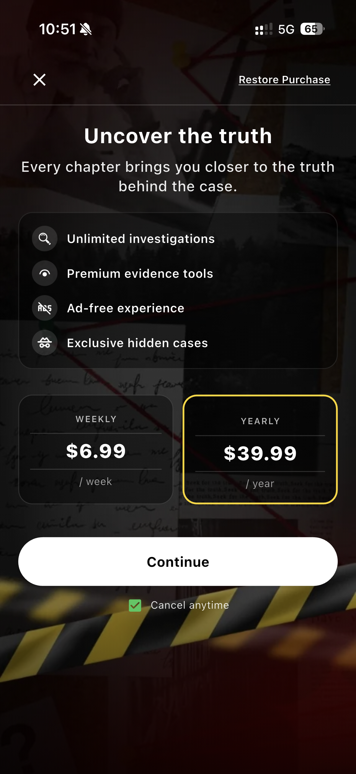 ColdTrace: Cold Case Mystery