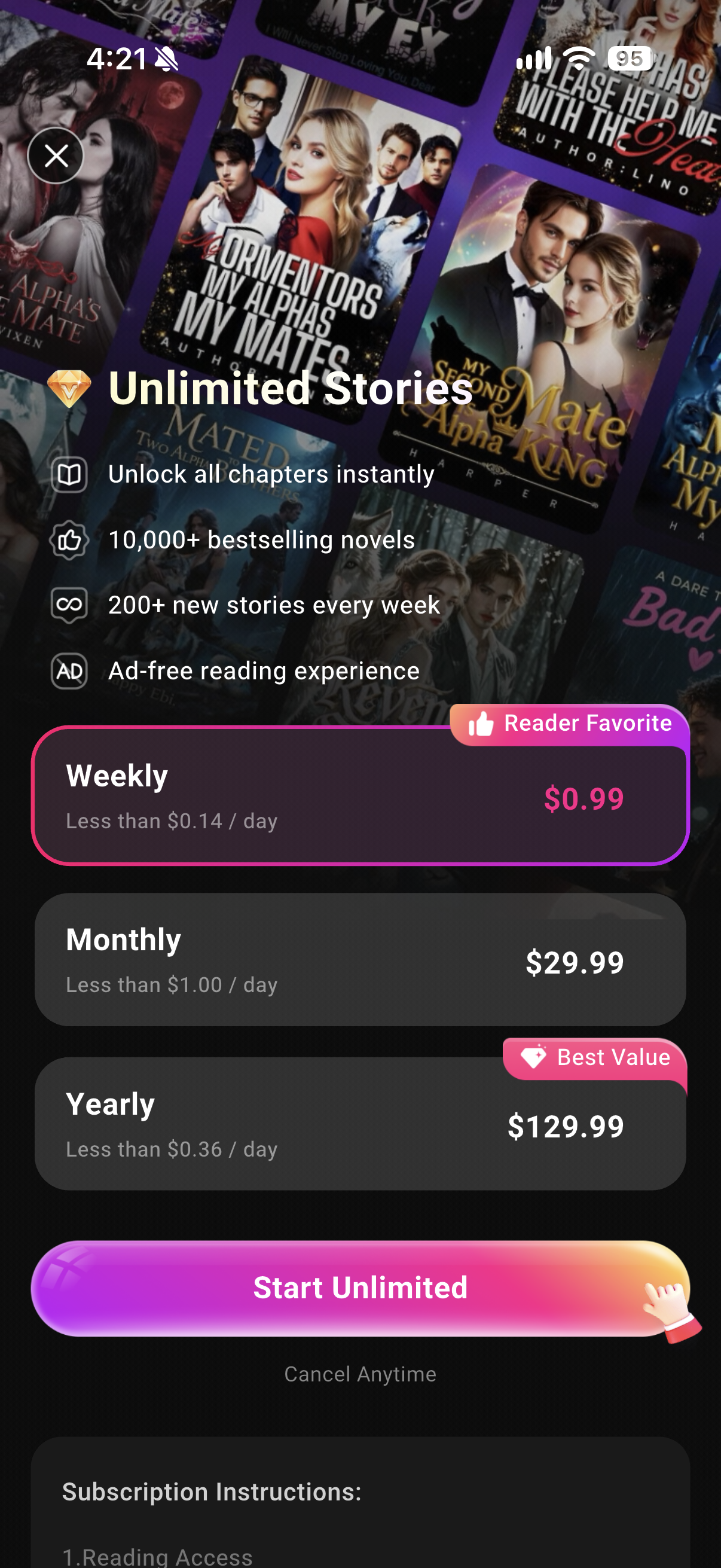 ReadReel: Romance Novels