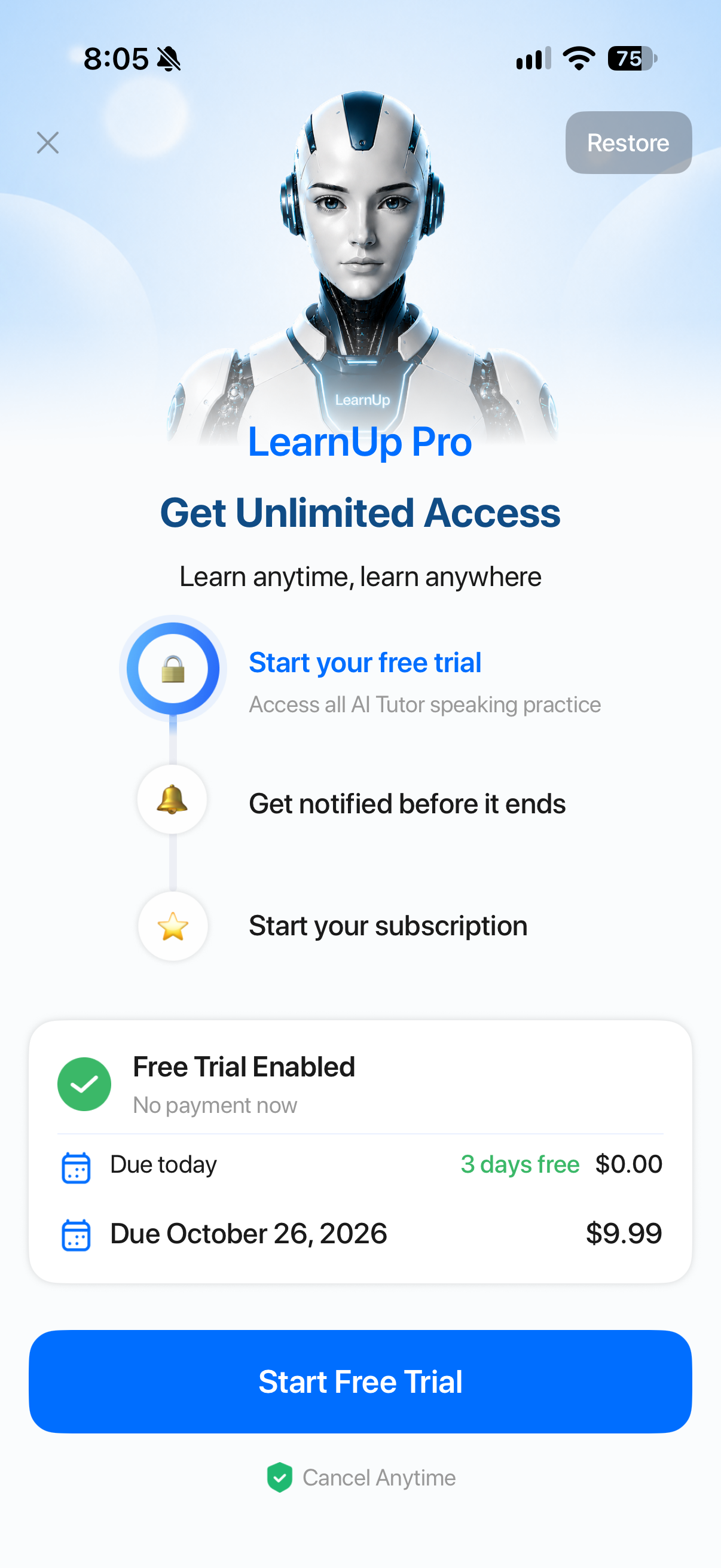 LearnUp: Speak & Learn English