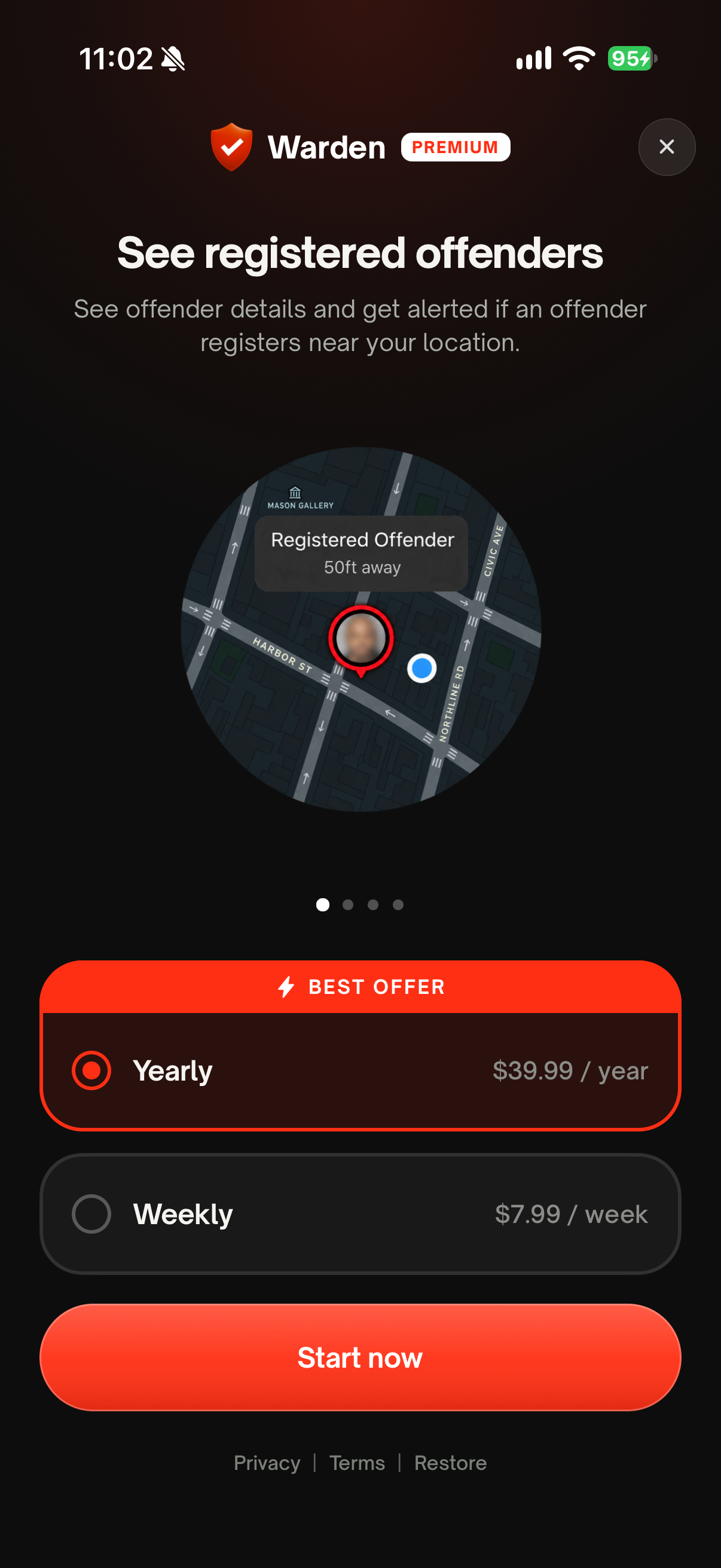 Warden: Safety Map