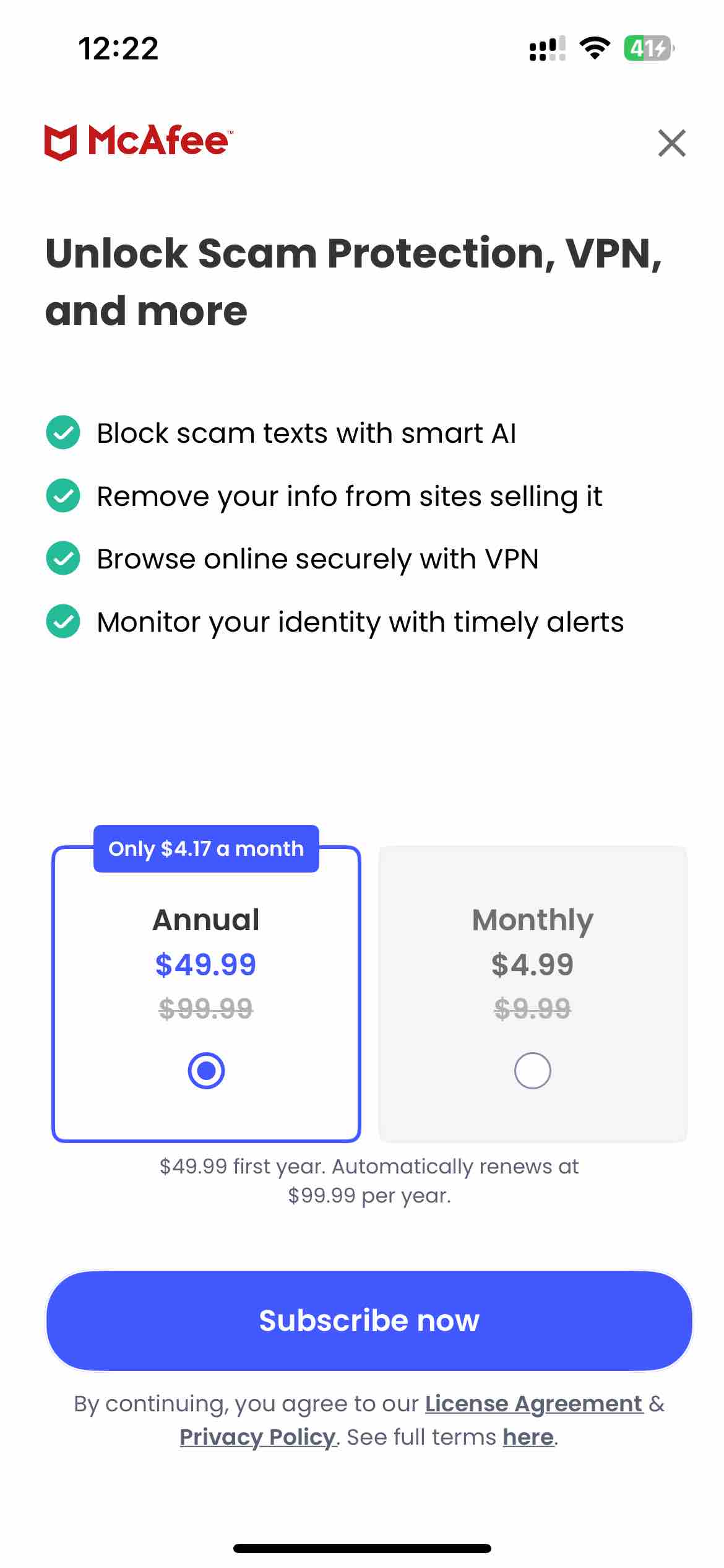 McAfee: Stay Secure & Private