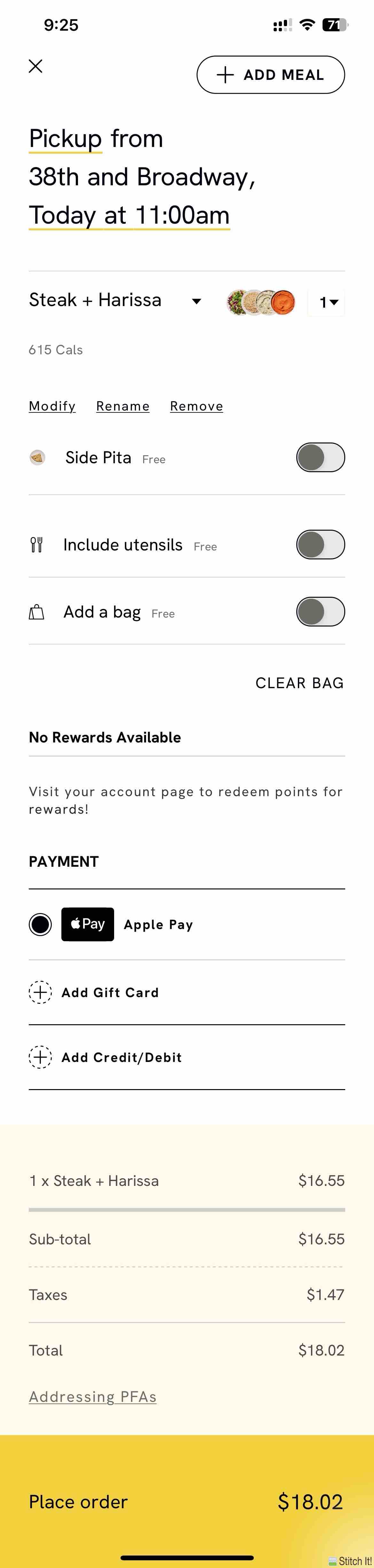 CAVA | Order Online