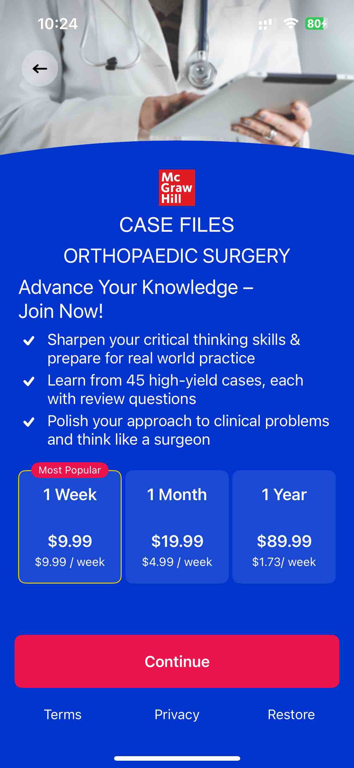 Case Files Orthopedic Surgery