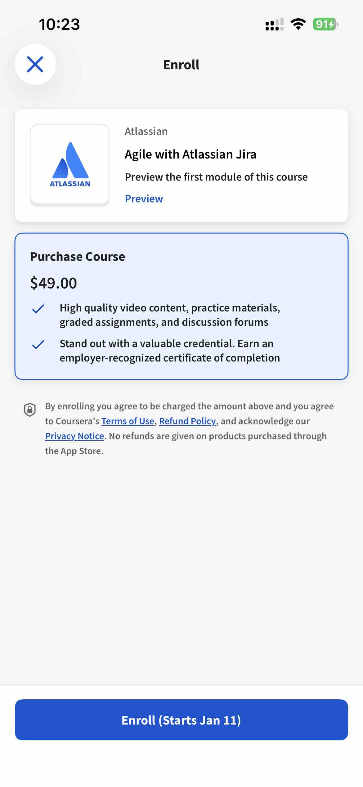 Coursera: Grow your career