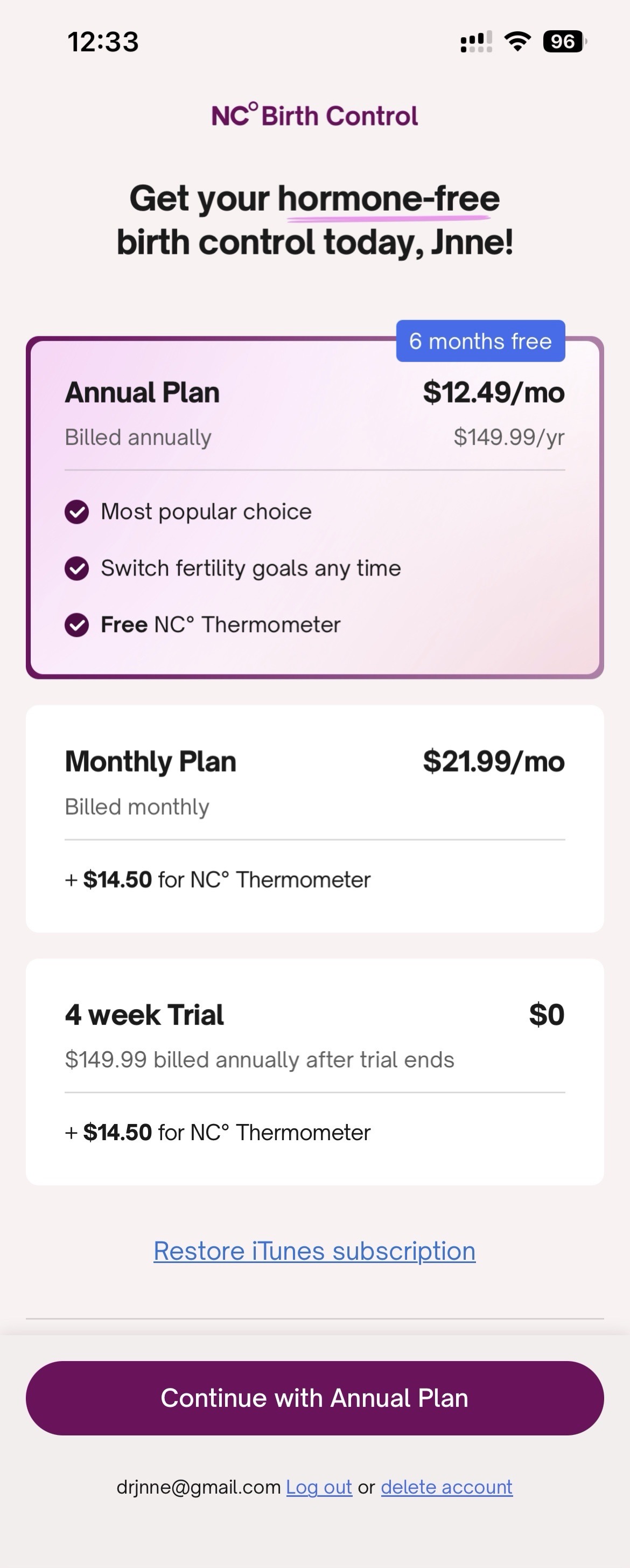 Natural Cycles: Fertility App