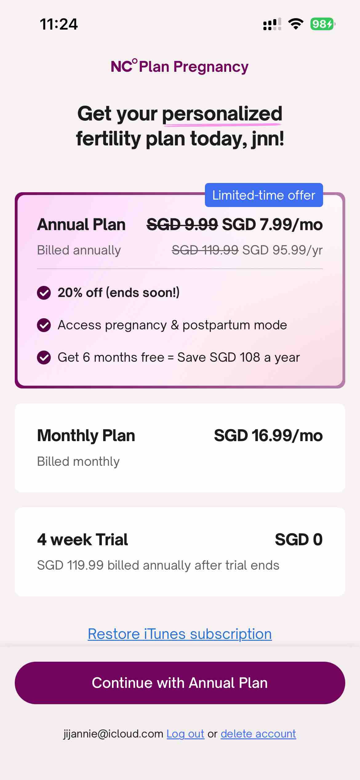 Natural Cycles: Fertility App