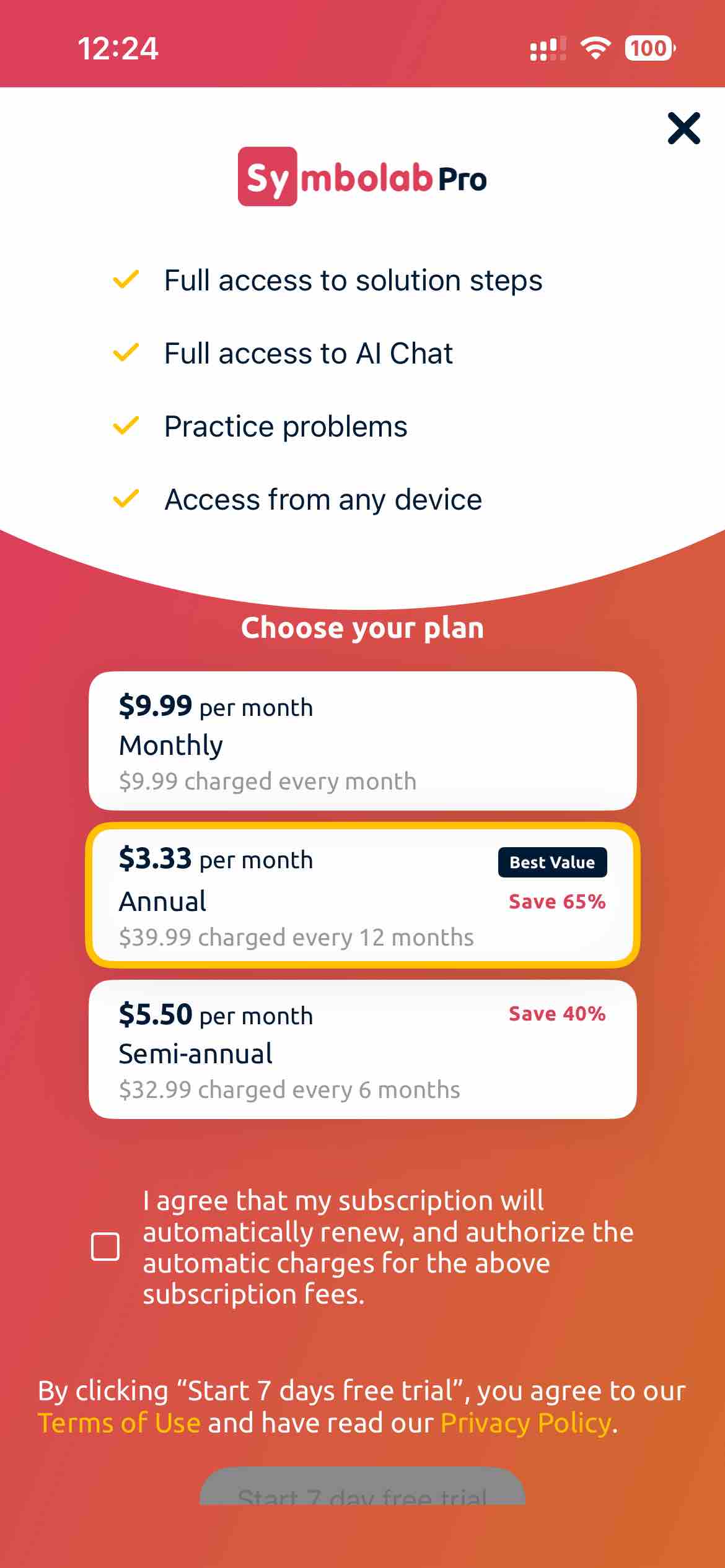 Symbolab: AI Math Calculator