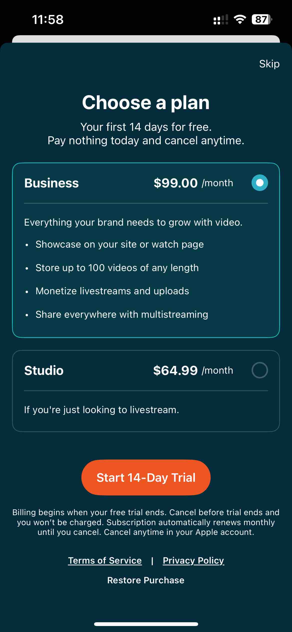 Switcher Studio Video Platform