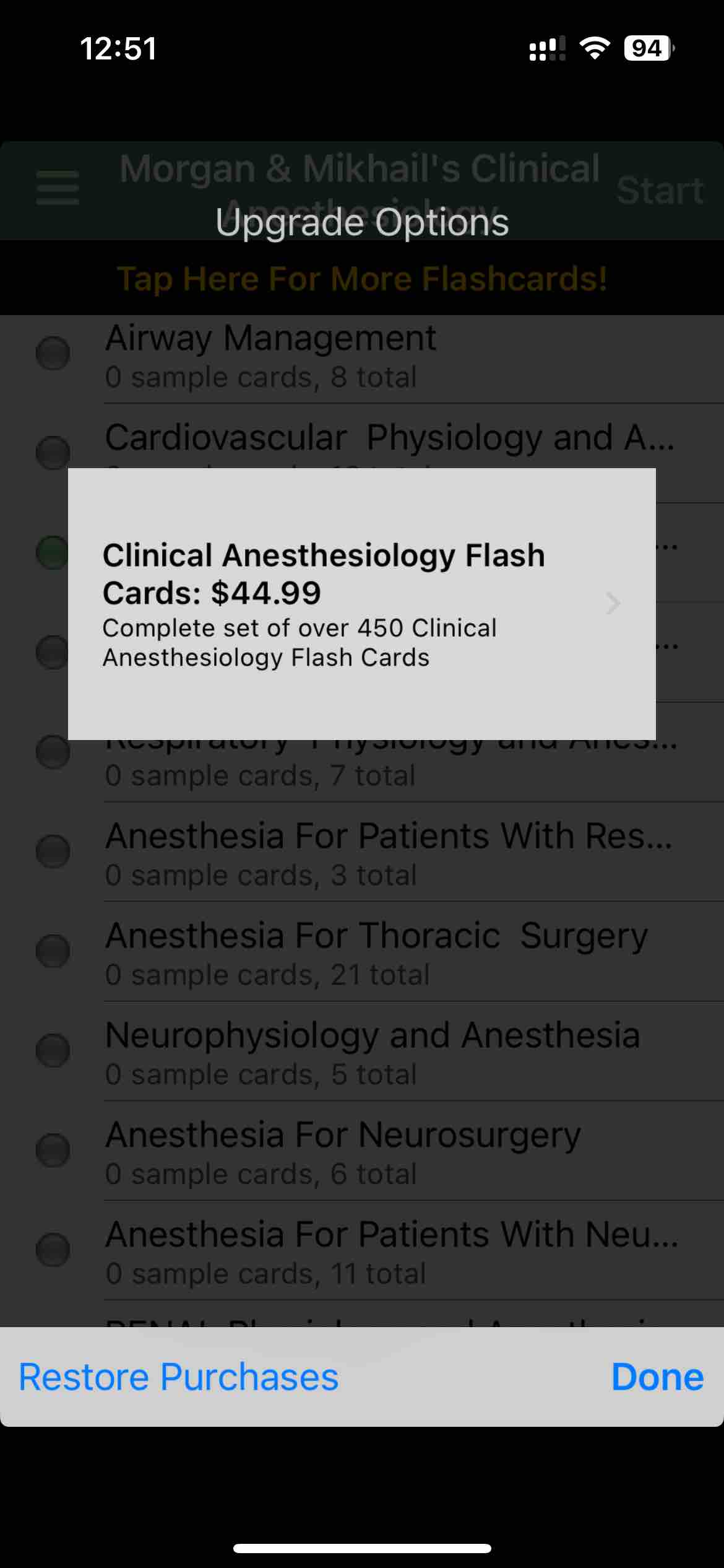 Morgan & Mikhail's Clinical Anesthesiology Flashcards