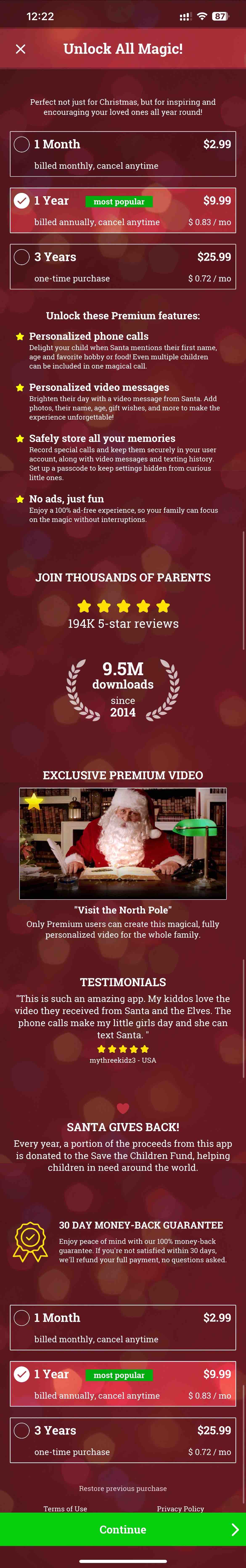Call Santa Claus! create video