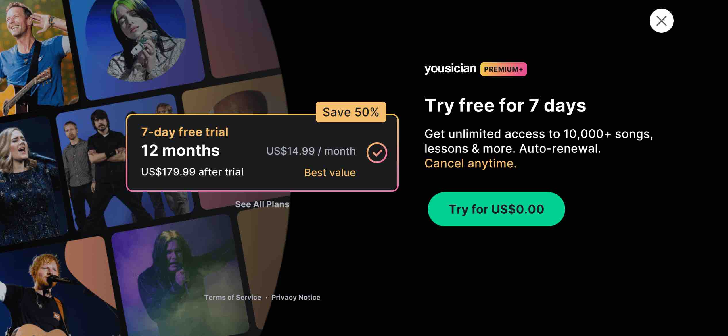 Yousician: Learn & Play Guitar